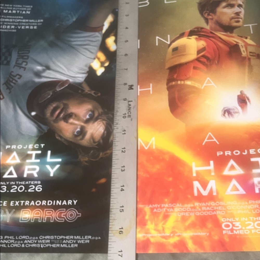Project Hail Mary BOTH Movie Posters 11.5x17 Ryan Gosling Andy Weir - Picture 12 of 12